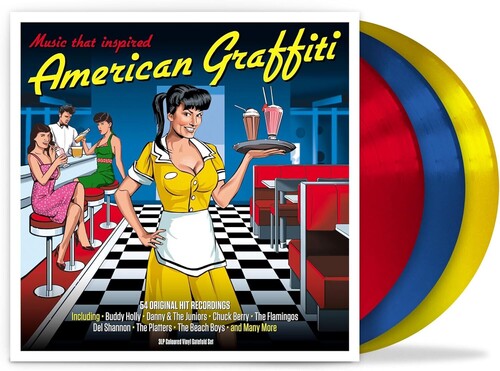 American Graffiti / Various: American Graffiti / Various - Red, Blue & Yellow Vinyl - VINYL LP