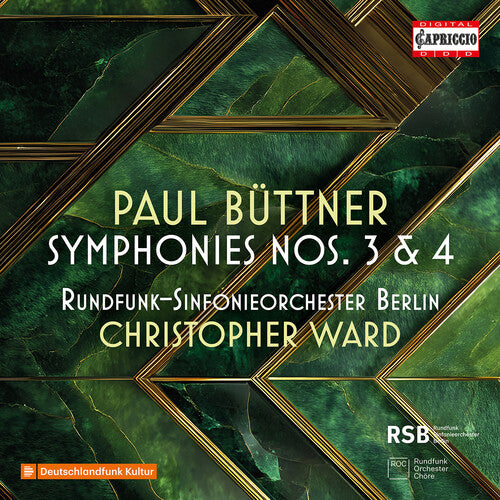 Rundfunk-Sinfonieorchester Berlin: Paul Buttner: Symphonies Nos. 3 & 4 - COMPACT DISCS