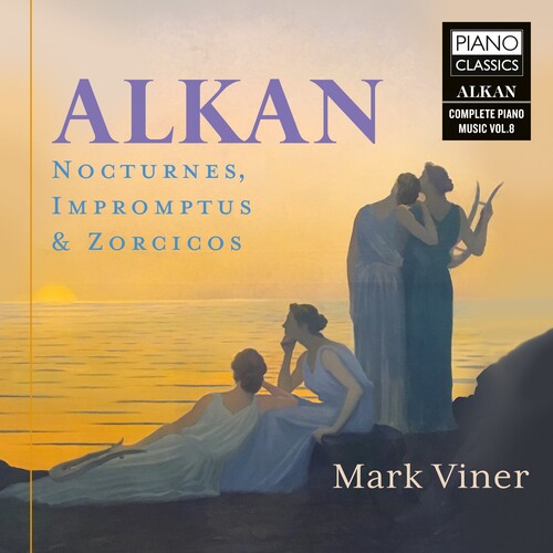 Mark Viner: Alkan: Nocturnes, Impromptus & Zorcicos, Vol. 8 - COMPACT DISCS