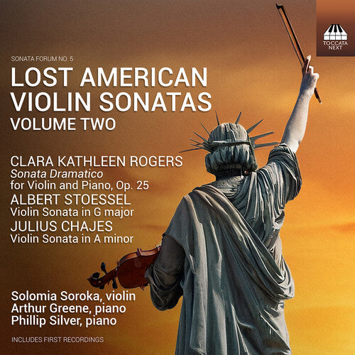 Solomia Soroka: Lost American Violin Sonatas, Vol. 2 - COMPACT DISCS