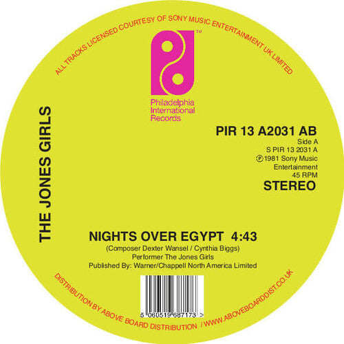Jones Girls: Nights Over Egypt - 12-INCH SINGLE