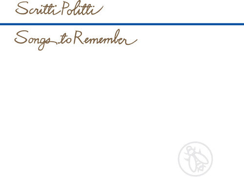 Scritti Politti: Songs to Remember - VINYL LP