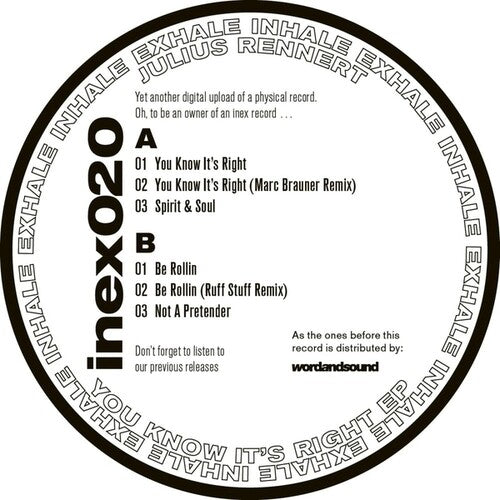 Rennert, Julius: You Know It's Right - 12-INCH SINGLE