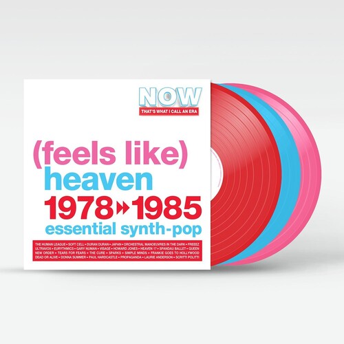 Various: Now That's What I Call An Era-(Feels Like) Heaven: 1978-1985 / Various - Red, Blue & Pink Colored Vinyl - VINYL LP