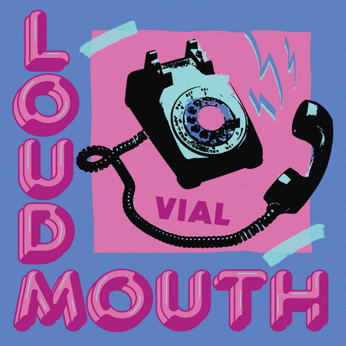 Vial: LOUDMOUTH (ICE BLUE WITH AQUA BLUE SPOKES VINYL) - VINYL LP