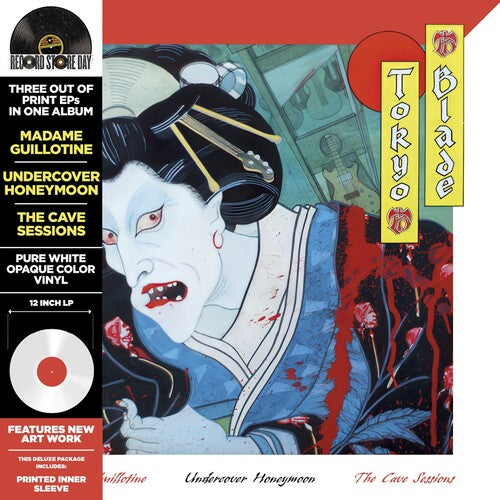 Tokyo Blade: Madame Guillotine/Undercover of the Honeymoon/the Cave Sessions - White - VINYL LP