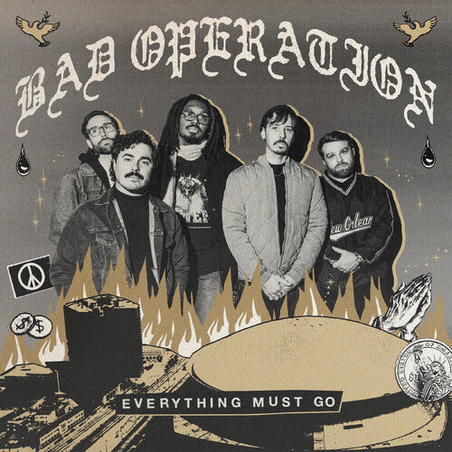 Bad Operation: EVERYTHING MUST GO ( GOLD VINYL ) - VINYL LP
