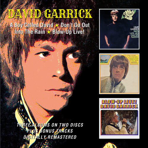 David Garrick: A Boy Called David / Don't Go Out Into The Rain / Blow-Up Live! Plus Bonus Tracks - COMPACT DISCS