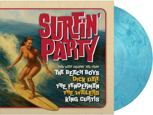 Surfin Party / Various: Surfin Party / Various - Ltd 180gm Crystal Clear & Blue Vinyl - VINYL LP