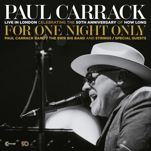 Paul Carrack: For One Night Only: Live In London - COMPACT DISCS