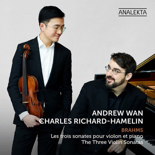Charles Richard-Hamelin: Brahms: The Three Violin Sonatas - COMPACT DISCS