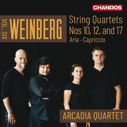 Arcadia Quartet: Weinberg: String Quartets, Vol. 6 - COMPACT DISCS