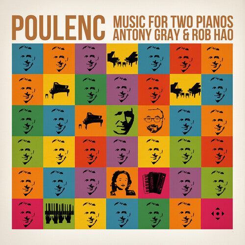 Antony Gray: Poulenc: Music for Two Pianos - COMPACT DISCS
