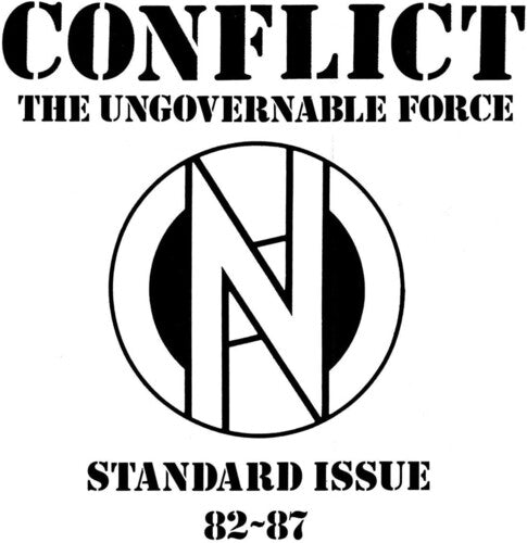 Conflict: Standard Issue 82-87 - Black & White Splatter Vinyl - VINYL LP