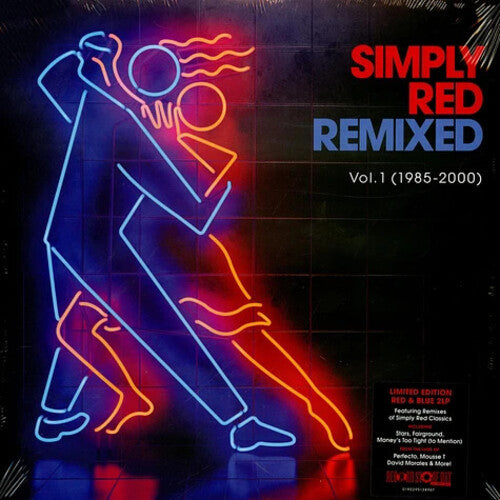 Simply Red: Remixed Vol. 1 (1985-2000) - Limited Red & Blue Colored Vinyl - VINYL LP