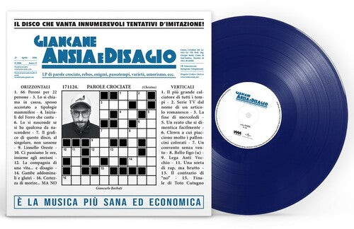 Giancane: Ansia E Disagio - Blue Vinyl - VINYL LP