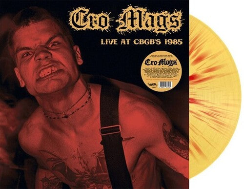 Cro-Mags: Live At CBGB's 1985 - Limited Splatter Colored Vinyl - VINYL LP