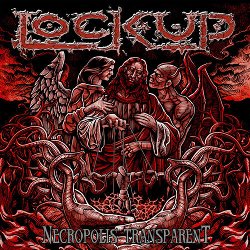 Lock Up: Necropolis Transparent - Red Vinyl - VINYL LP