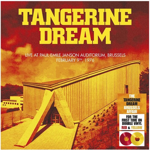 Tangerine Dream: Brussels 1976 - Red/Yellow - VINYL LP
