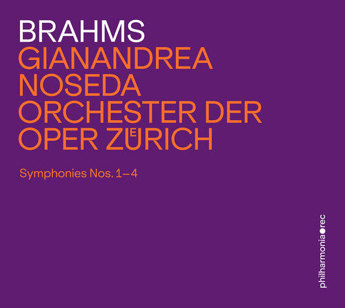 Orchester der Oper Zurich: Johannes Brahms: Symphonies 1-4 - COMPACT DISCS