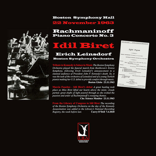 Idil Biret: Rachmaninoff: Piano Concerto No. 3 - VINYL LP