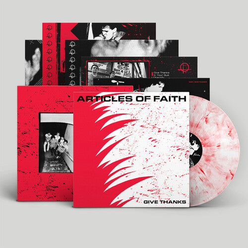 Articles of Faith: Give Thanks - Pink/White - VINYL LP