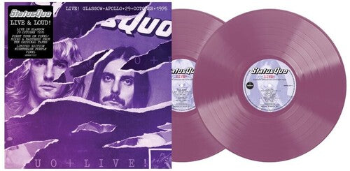 Status Quo: 29th October 1976 Live - 140-Gram Purple Colored Vinyl - VINYL LP