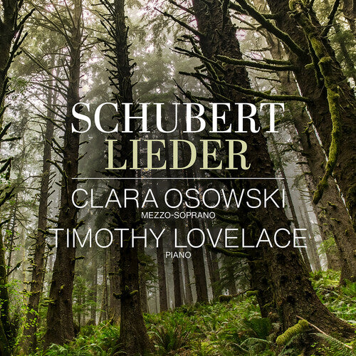 Clara Osowski: Schubert Lieder - COMPACT DISCS
