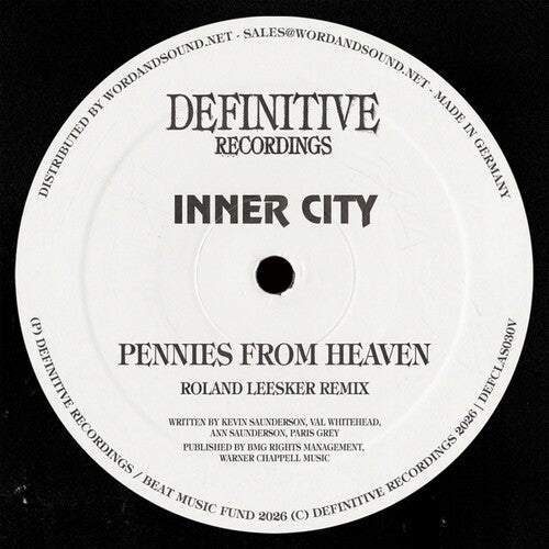 Inner City / Saunderson, Kevin: Pennies From Heaven (Roland Leesker Remix) - 12-INCH SINGLE