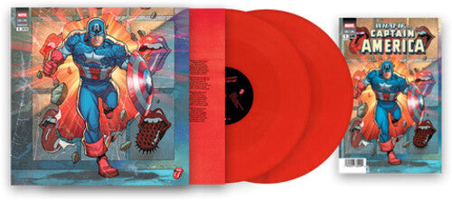 The Rolling Stones: Foreign Tongues + Marvel Comic Book - CAPTAIN AMERICA - VINYL LP