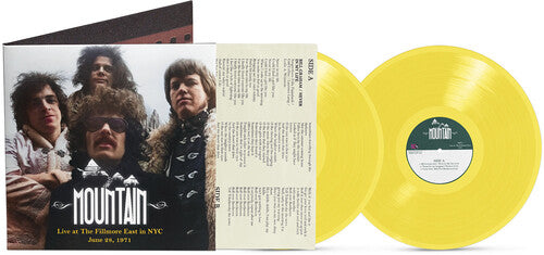Mountain: Live at the Fillmore East in Nyc June 28, 1971 - Yellow - VINYL LP