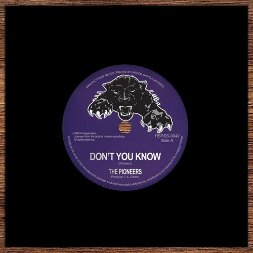 The Pioneers: Don't You Know / Me Naw Go A Believe - 7-INCH SINGLE