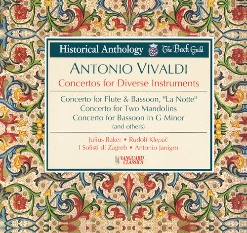 Vivaldi / Janigro / I Solisti Di Zagreb: Concerto Diverse Instruments - COMPACT DISCS