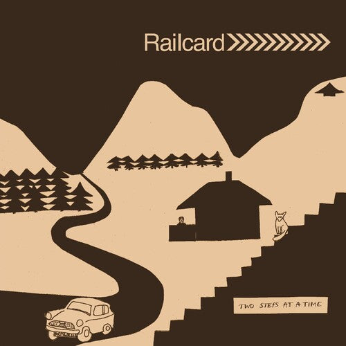 Railcard: Two Steps at a Time - Transparent Tan Vinyl - VINYL LP
