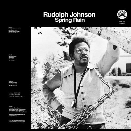 Rudolph Johnson: Spring Rain - Remastered - Blue with Black Swirl Vinyl - VINYL LP