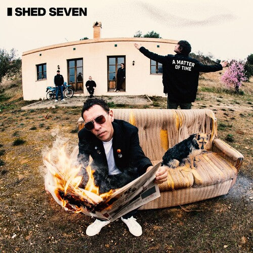 Shed Seven: A Matter of Time - Black/Red Marble Vinyl - VINYL LP
