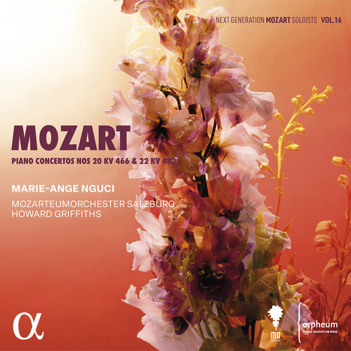 Marie-Ange Nguci: Mozart: Piano Concertos Nos. 20, KV 466 & 22, KV 482 - COMPACT DISCS