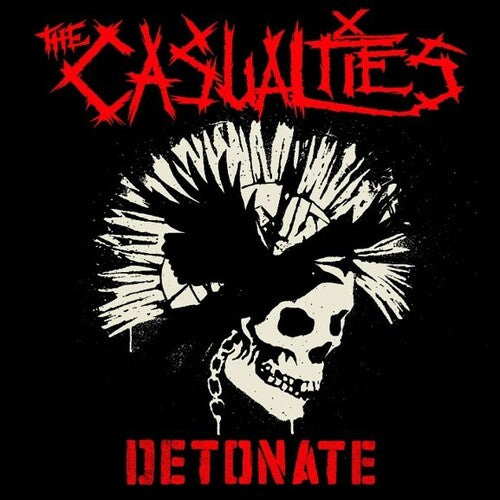 The Casualties: Detonate - Red & Black Splatter Vinyl - VINYL LP
