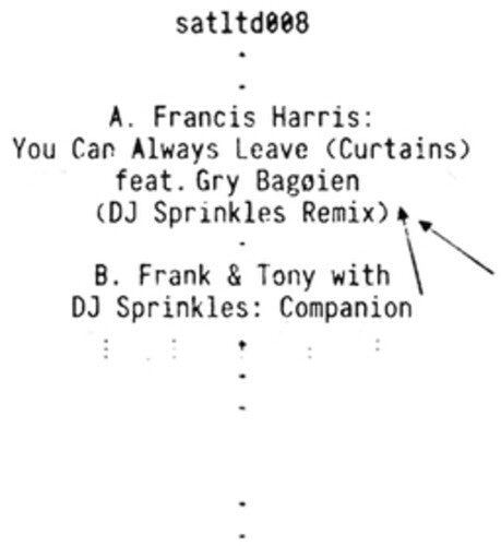 DJ Sprinkles / Frank & Tony / Harris, Francis: You Can Always Leave/Companion - 12-INCH SINGLE