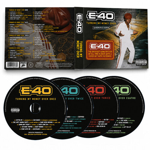E-40: Turning My Money Over [Quadruple Album] - COMPACT DISCS
