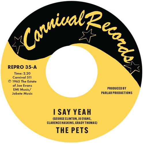 Pets / Williams, Lee & the Cymbals: Say Yeah / It's Everything About You I Love - 7-INCH SINGLE