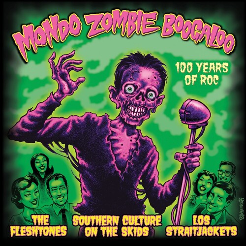 Los StraitJackets: Mondo Zombie Boogaloo - Pink Vinyl - VINYL LP