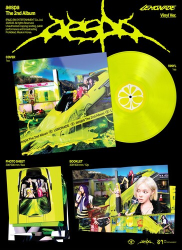 Aespa: The 2nd Album 'LEMONADE'   [Neon Yellow Vinyl] - VINYL LP