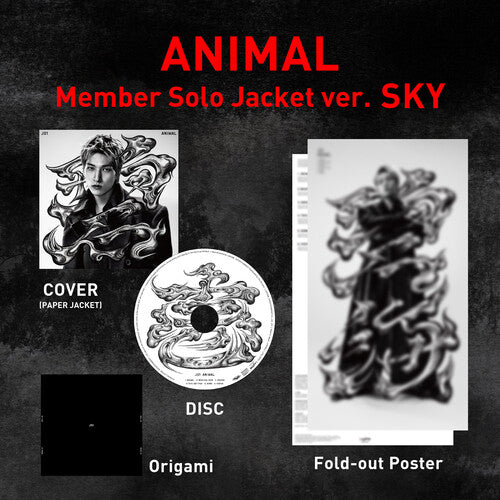 JO1: Animal: Member Solo Jacket Ver. Sky - COMPACT DISCS