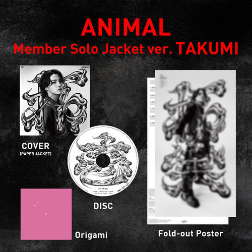 JO1: Animal: Member Solo Jacket Ver. Takumi - COMPACT DISCS