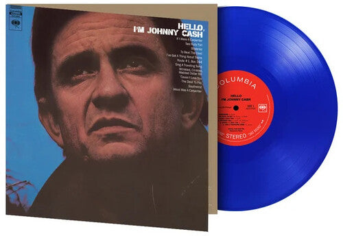 Johnny Cash: Hello I'm Johnny Cash - Limited Gatefold 180-Gram Blue Colored Vinyl - VINYL LP