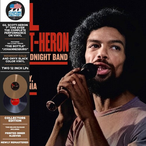 Scott-Heron, Gil & the Midnight Band: Live at Berkeley '78 - Black/Gold - VINYL LP