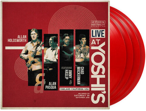 Allan Holdsworth: Live At Yoshi's - Limited 180-Gram Translucent Red Colored Vinyl - VINYL LP