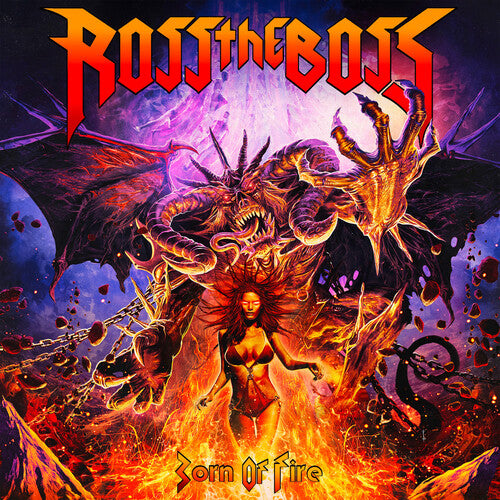 Ross the Boss: Born Of Fire - Transparent Violet Vinyl - VINYL LP