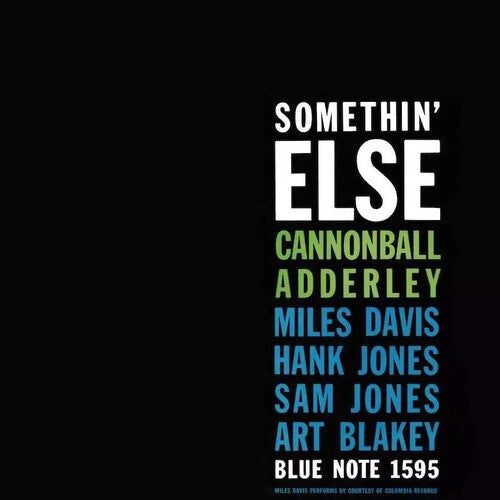 Cannonball Adderley: Somethin Else (Blue Note Essentials Series) - VINYL LP
